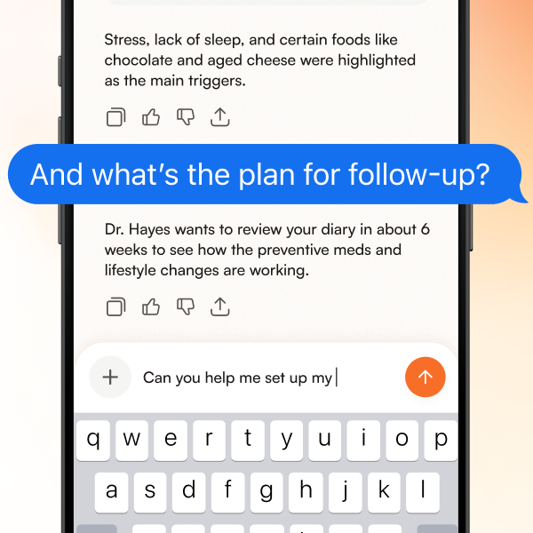 Amie ai that allows you to chat with ai about medical recording