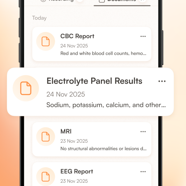 Amie ai tha organizes medical files 